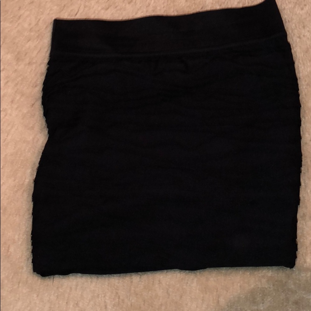 Black Charlotte Russe bodycon skirt